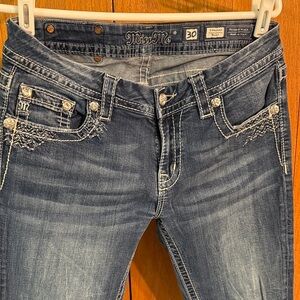 Miss Me Women's Dark Blue Boot Cut Jeans